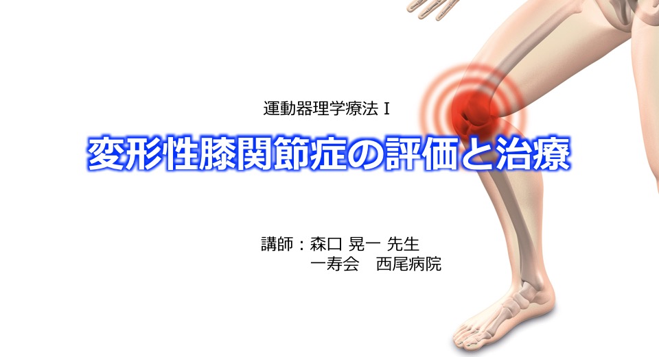 〔10/27 日〕変形性膝関節症に対する理学療法 in 沖縄